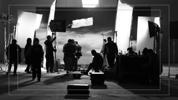 每日大赛专业拍摄团队工作场景